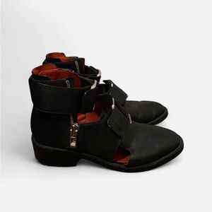 3.1 Phillip Lim Addis Leather Strap Boots